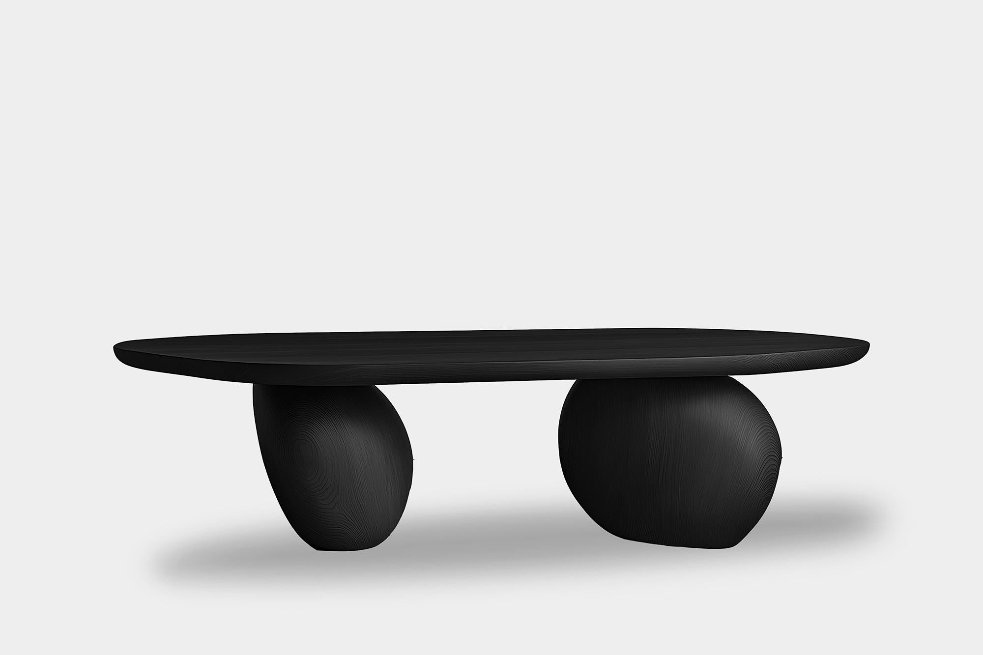 Mexican Center Table Serie 34 – Sereno by Joel Escalona with Organic Pebble Forms For Sale