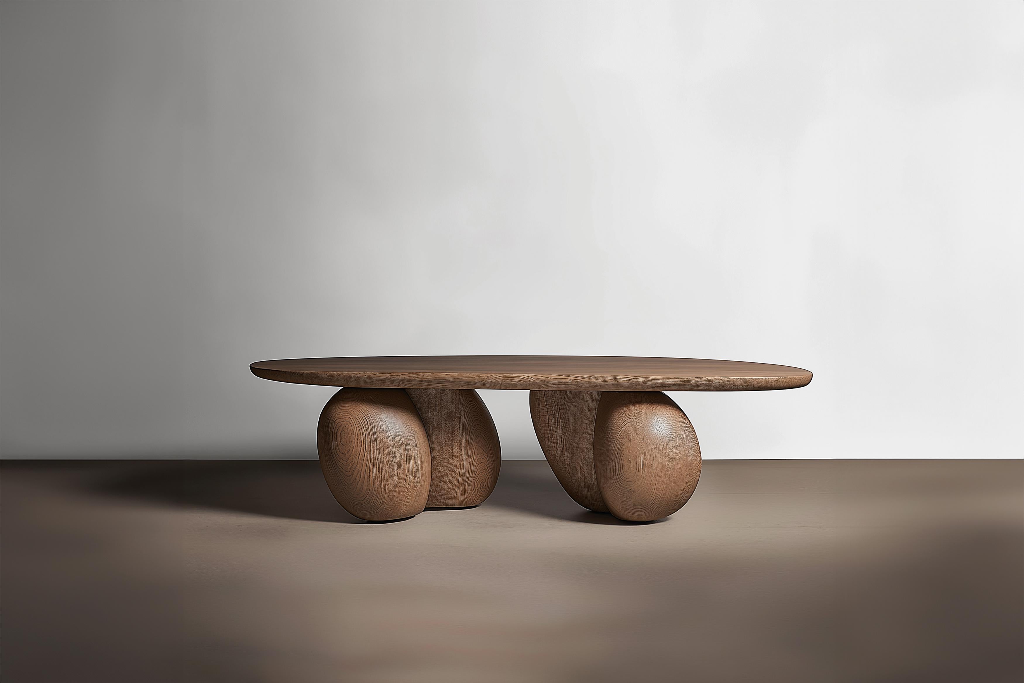 Brutalismo Tavolo da centro Serie 77 - Sereno di NONO in legno massiccio per Timeless Interiors in vendita