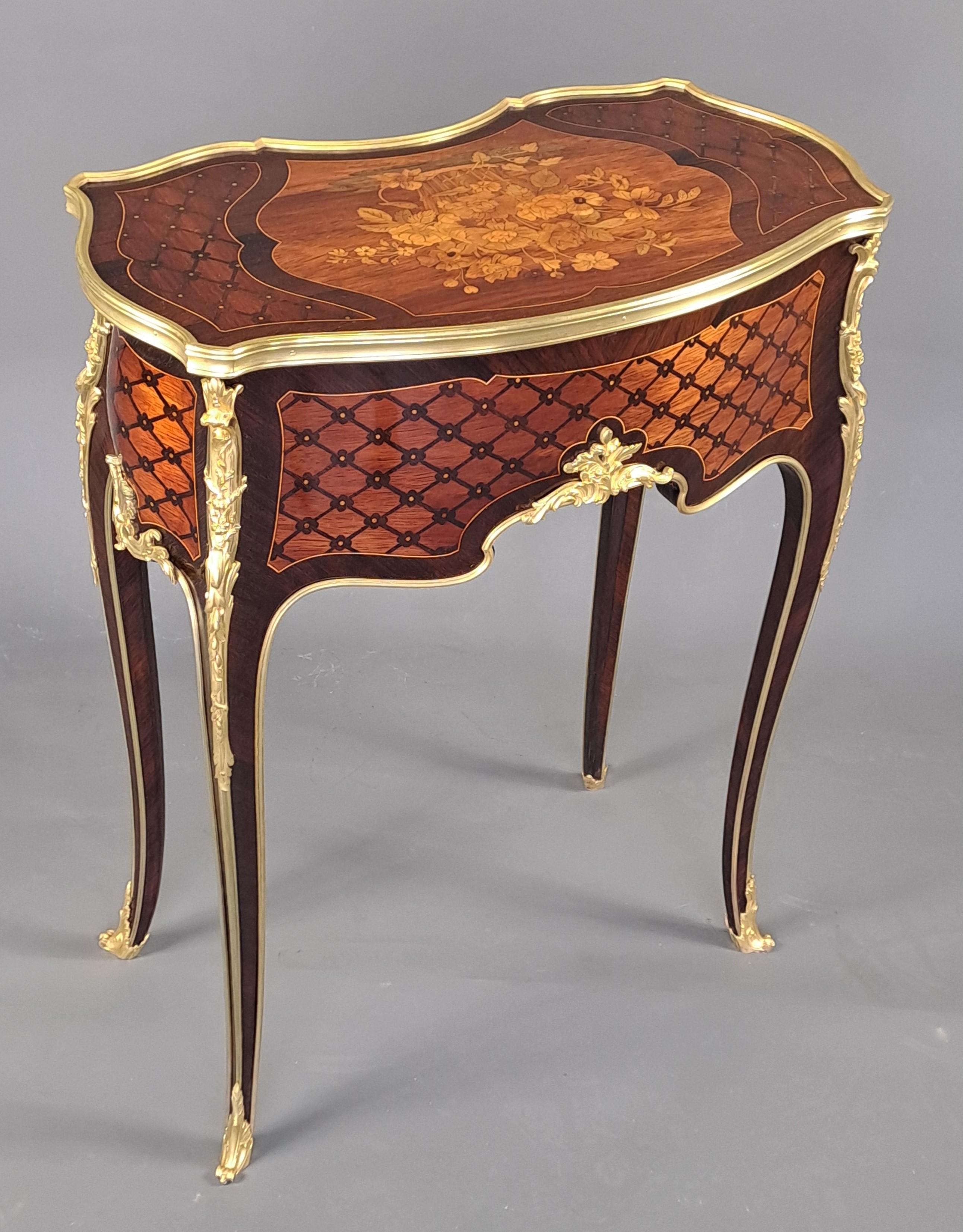 Center Table Stamped François Linke For Sale 6