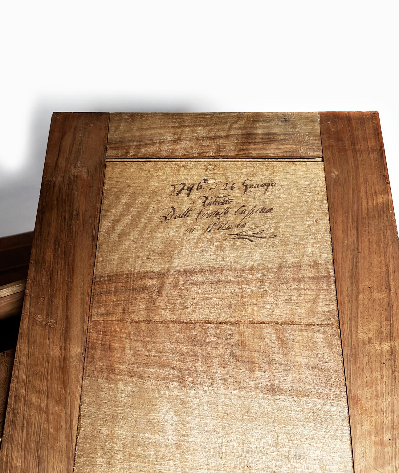 Table à écrire centrale, Francesco et Giuseppe Cassina, Milan, 26 janvier 1796 en vente 9