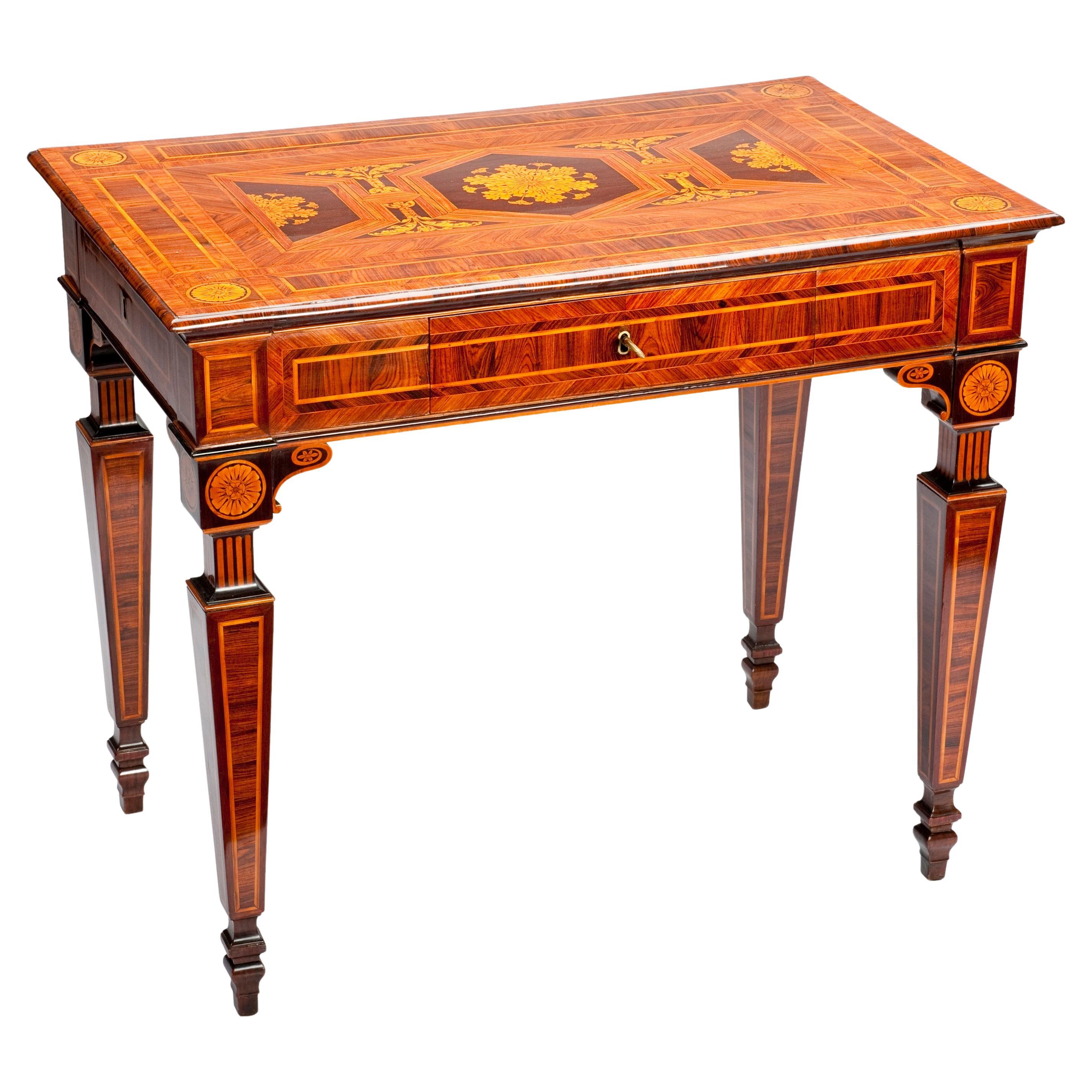 Table à écrire centrale, Francesco et Giuseppe Cassina, Milan, 26 janvier 1796 en vente