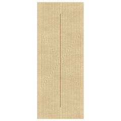 Centerline 'Runner' Geometric Rug in Venetian Gold Silk & Wool by Jt. Pfeiffer