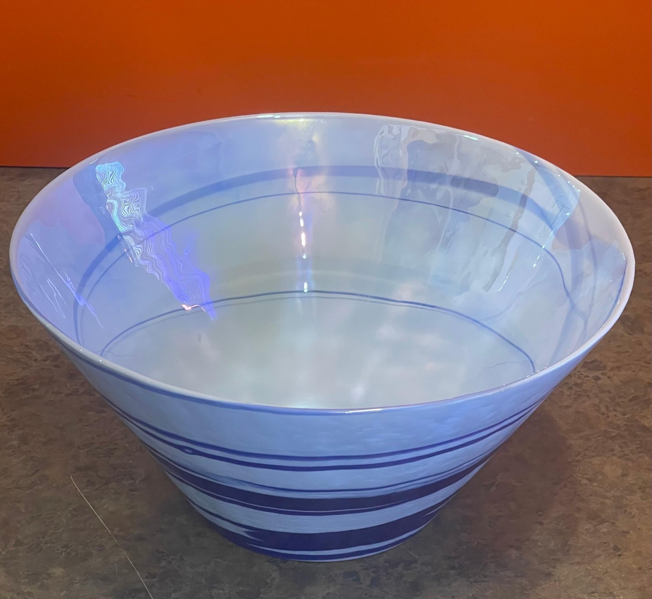 Contemporary Centerpiece Bowl by Yalos Casa for Murano Glass For Sale