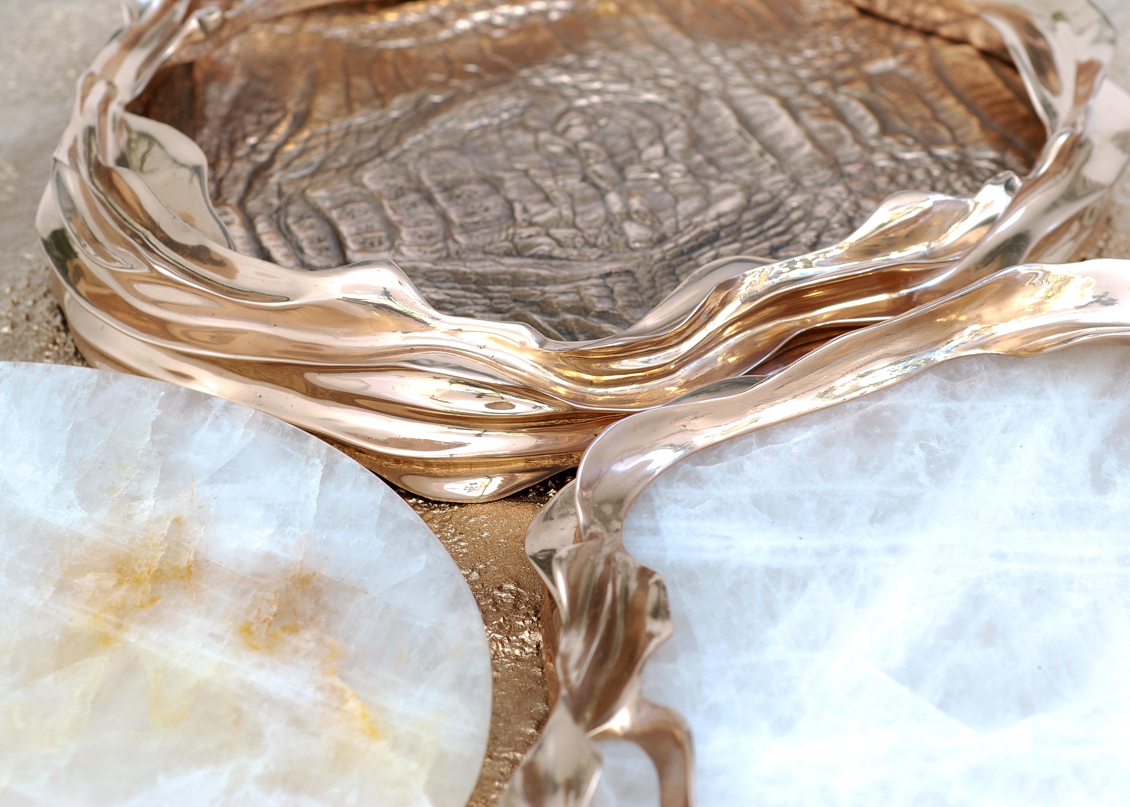 Ciotola centrotavola in bronzo lucido di FAKASAKA Design In condizioni Nuovo in vendita a Geneve, CH