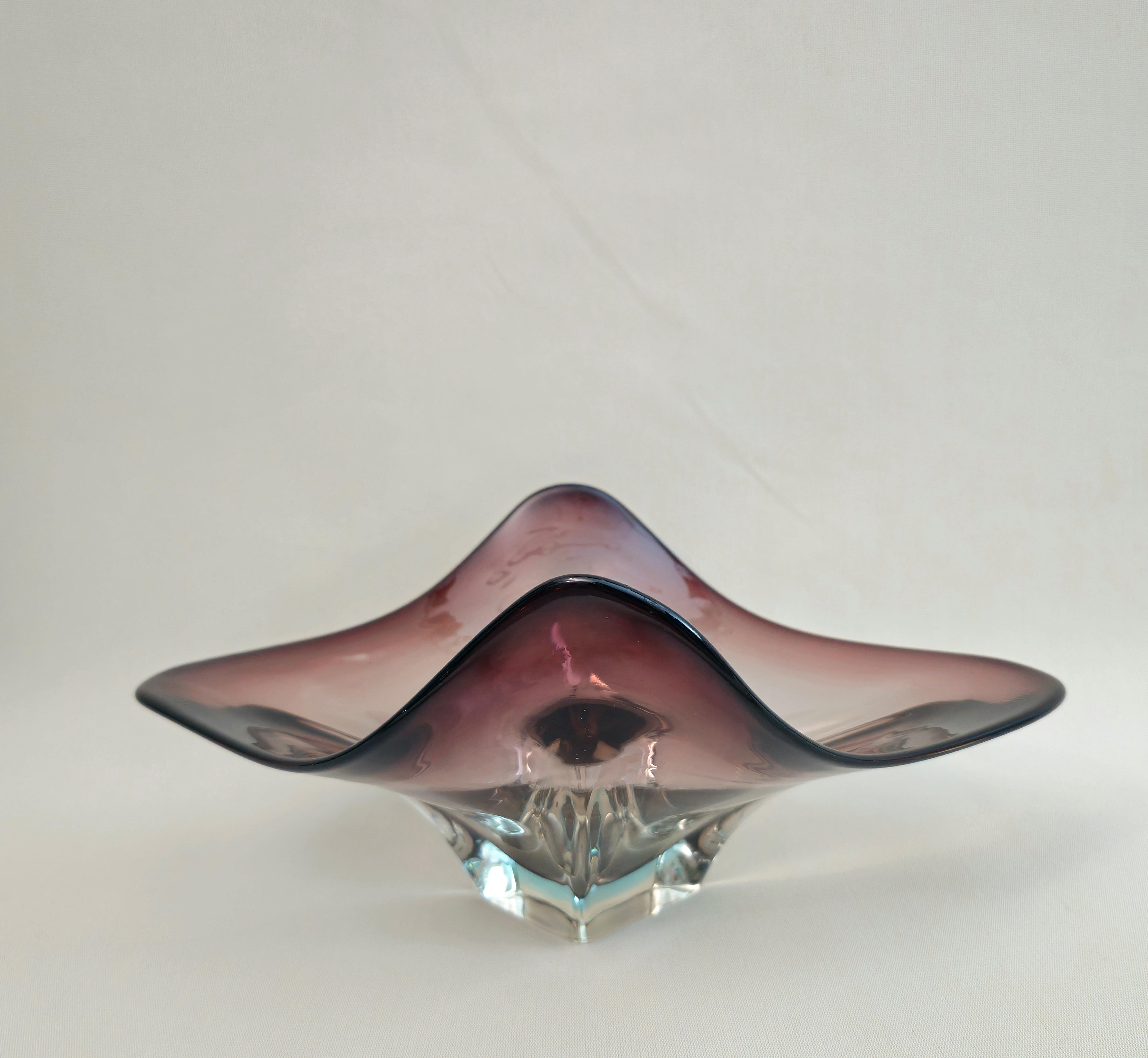 Centerpiece Decorative Object Murano Glass Multiform Midcentury Italy 1970s For Sale 3