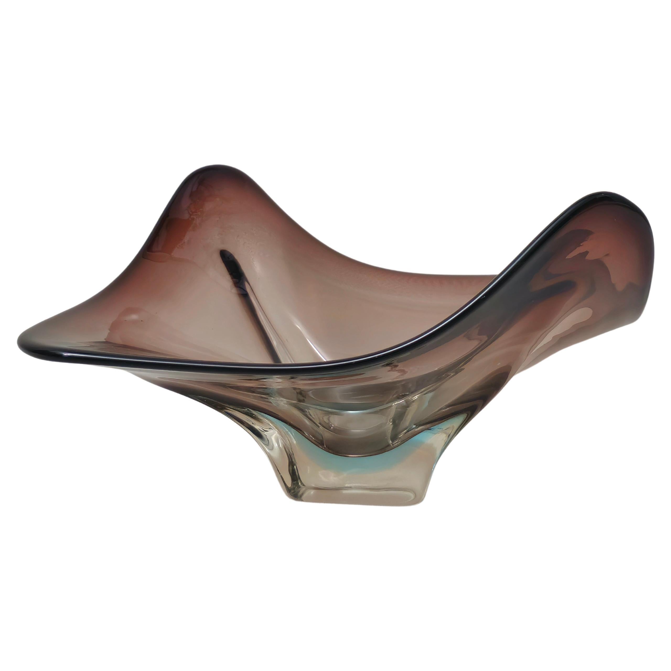 Centerpiece Decorative Object Murano Glass Multiform Midcentury Italy 1970s