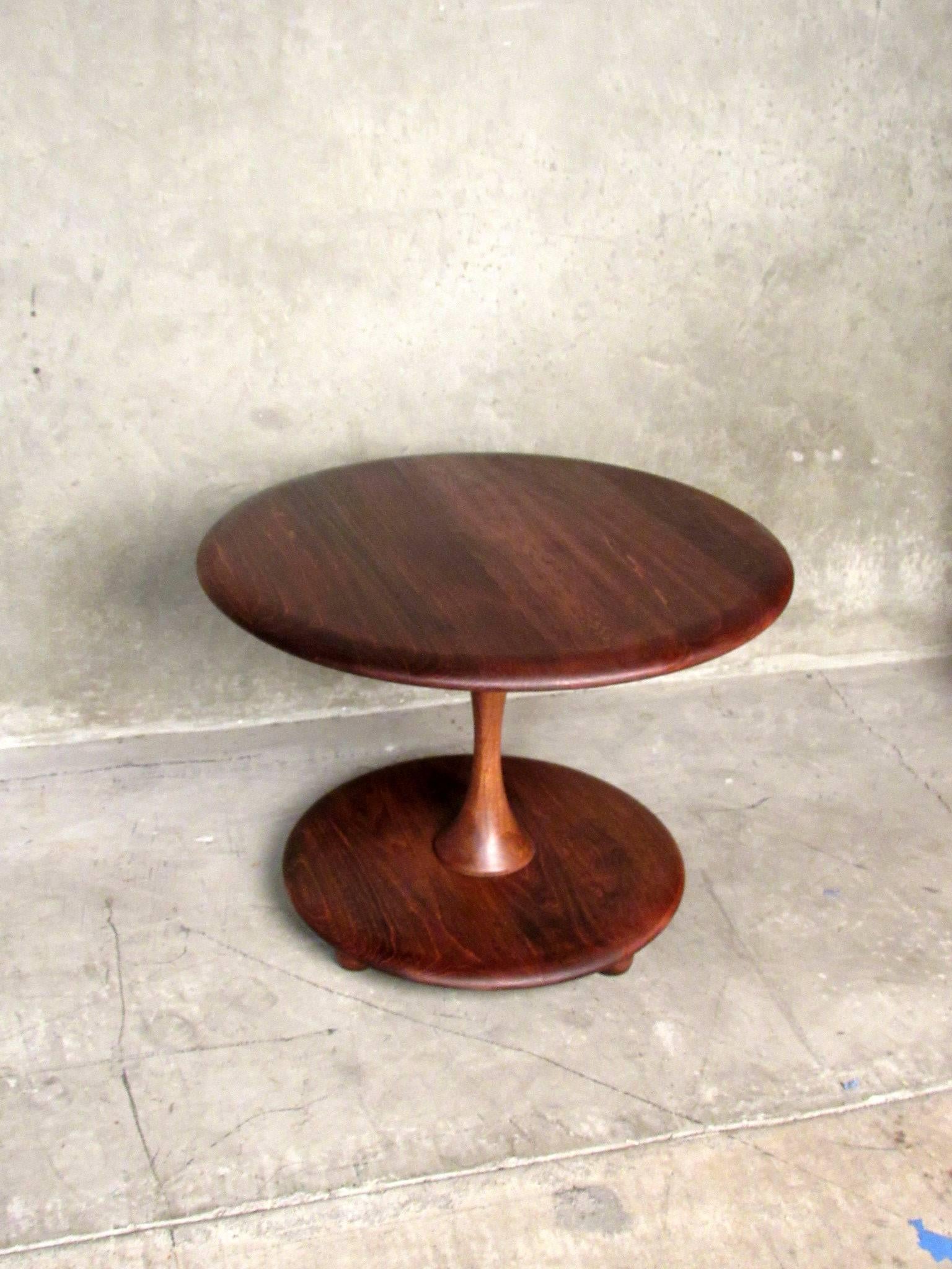 American Mid-Century Modern Walnut Table by Lane Furniture 