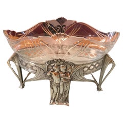 Centerpiece, German, Jugendstil, Art Nouveau, Liberty, 1900 (Page 364 WMF book)