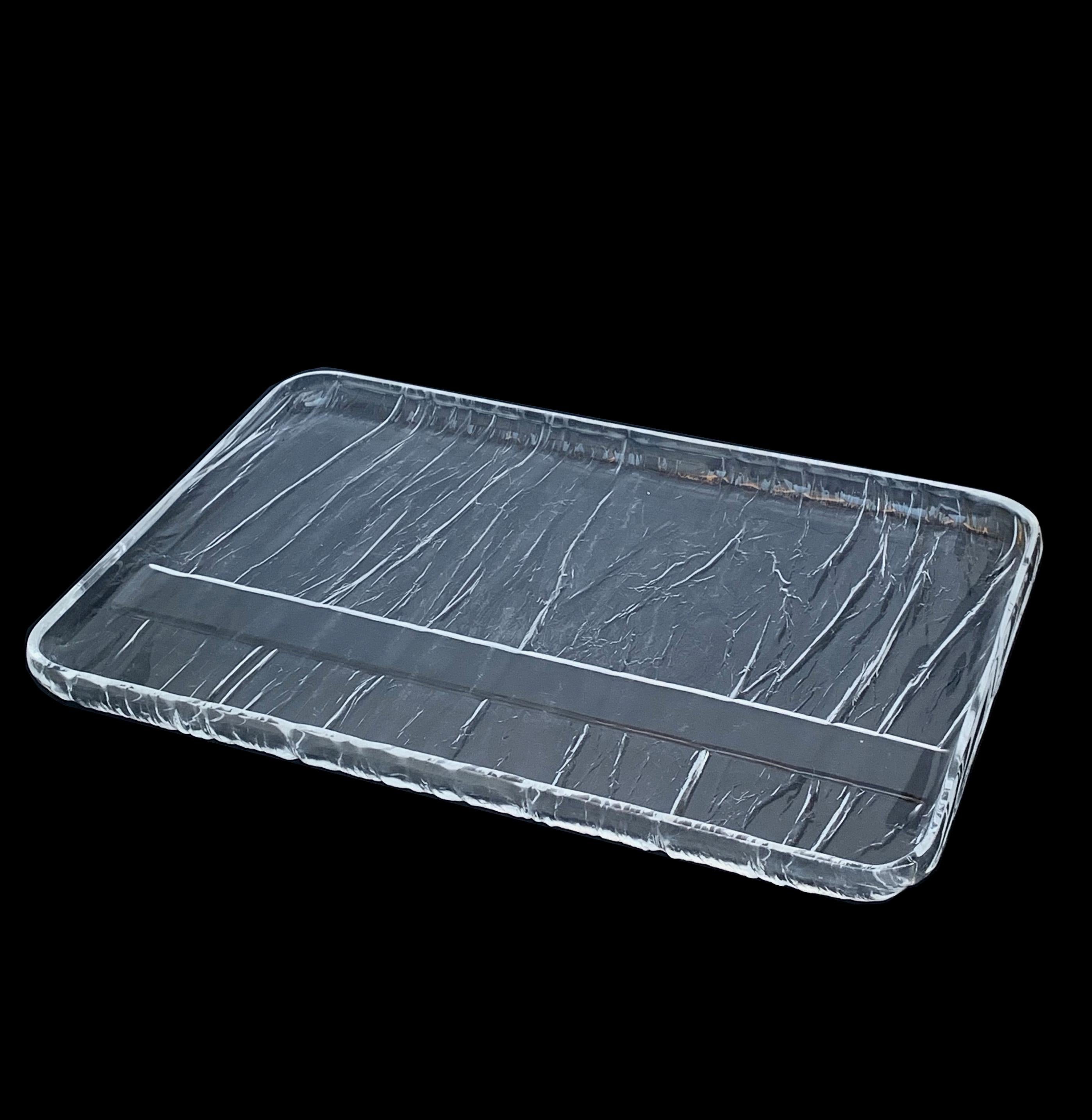 Centerpiece Ice Effect Tray Lucite Willy Rizzo Style,  Italy, 1970s In Good Condition In Roma, IT