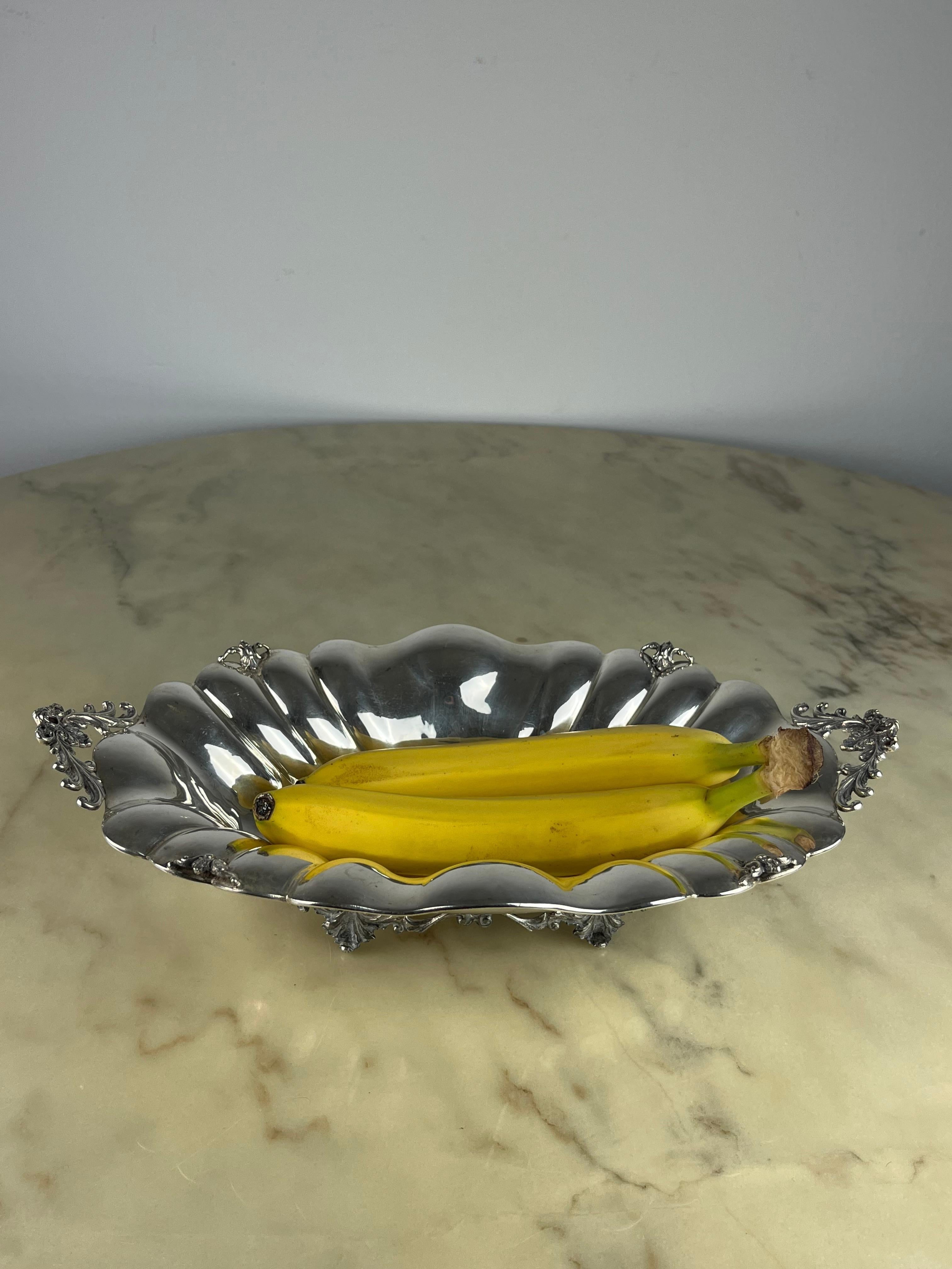 Italian Centerpiece in 800 Silver, Italy, 1980s For Sale