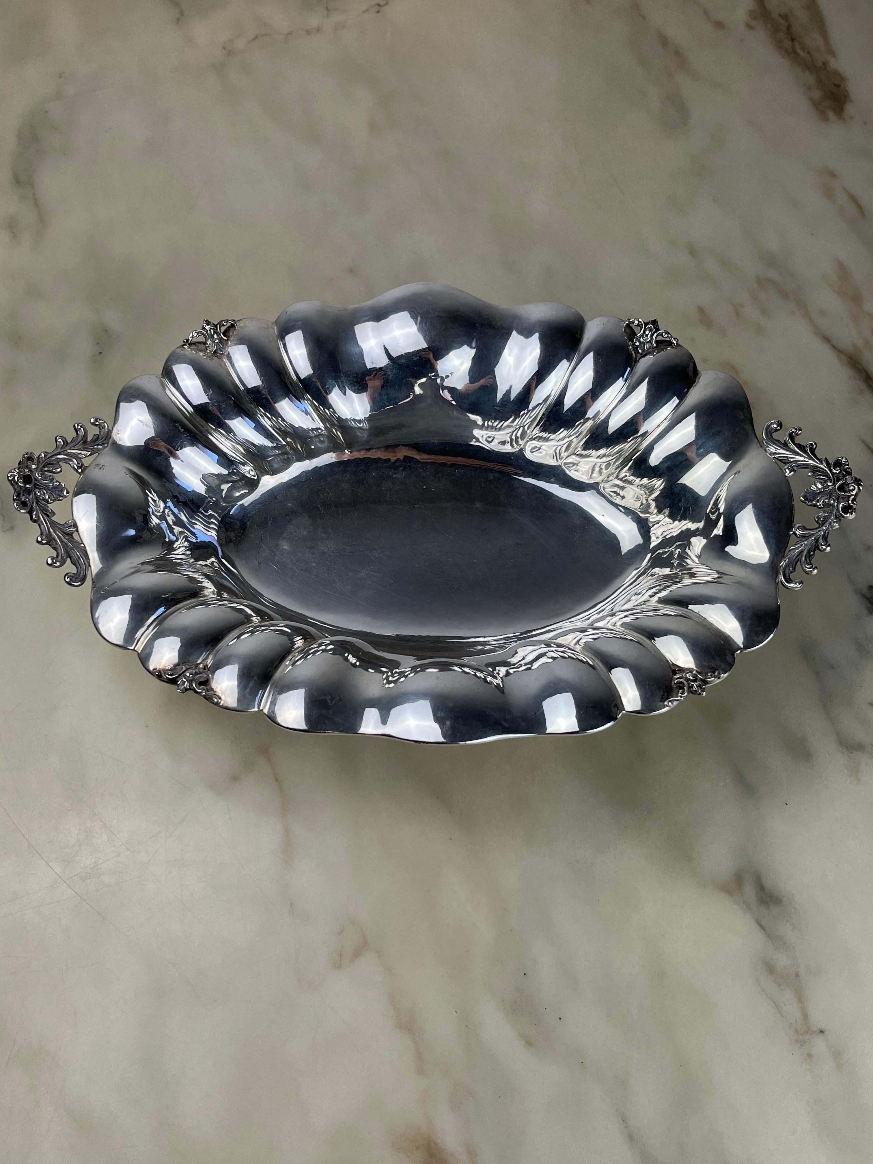 Other Centerpiece in 800 Silver, Italy, 1980s For Sale