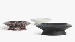 Nouveau centre de table moderne en marbre rouge Levanto de créateur Ivan Colominas STOCK