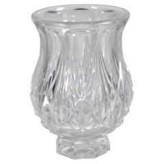 Centre de table en forme de tulipe. Cristal (verre) taillé. 20e siècle. 