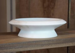 New Modern Centerpiece in White Michelangelo Marble, Ivan Colominas