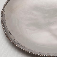 Michael Aram Silver Plate Centerpiece Tray, Hand-Crafted, USA, 1990