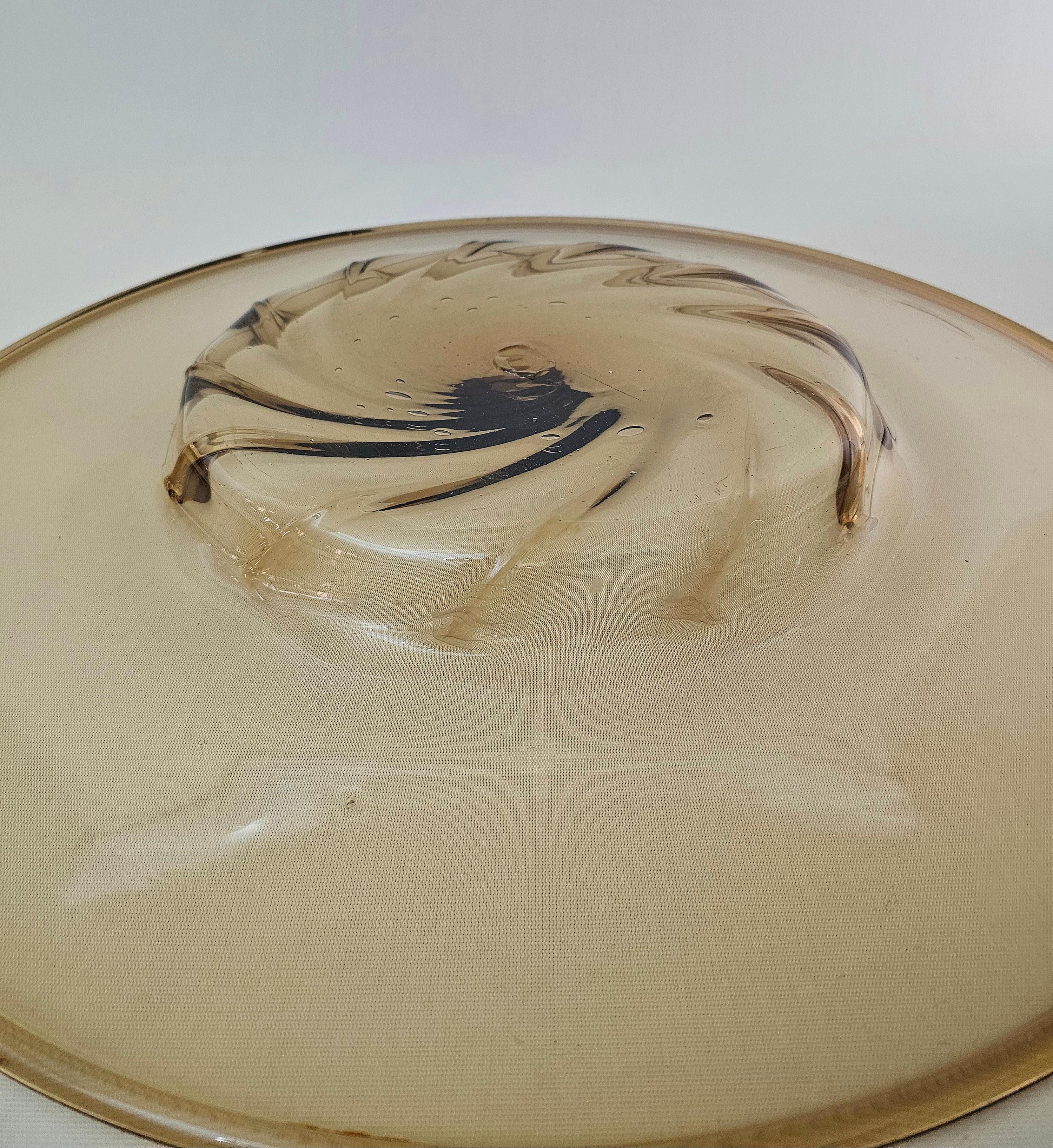 Centerpiece Murano Glass Attributable to Vittorio Zecchin Midcentury Italy 1940s For Sale 2