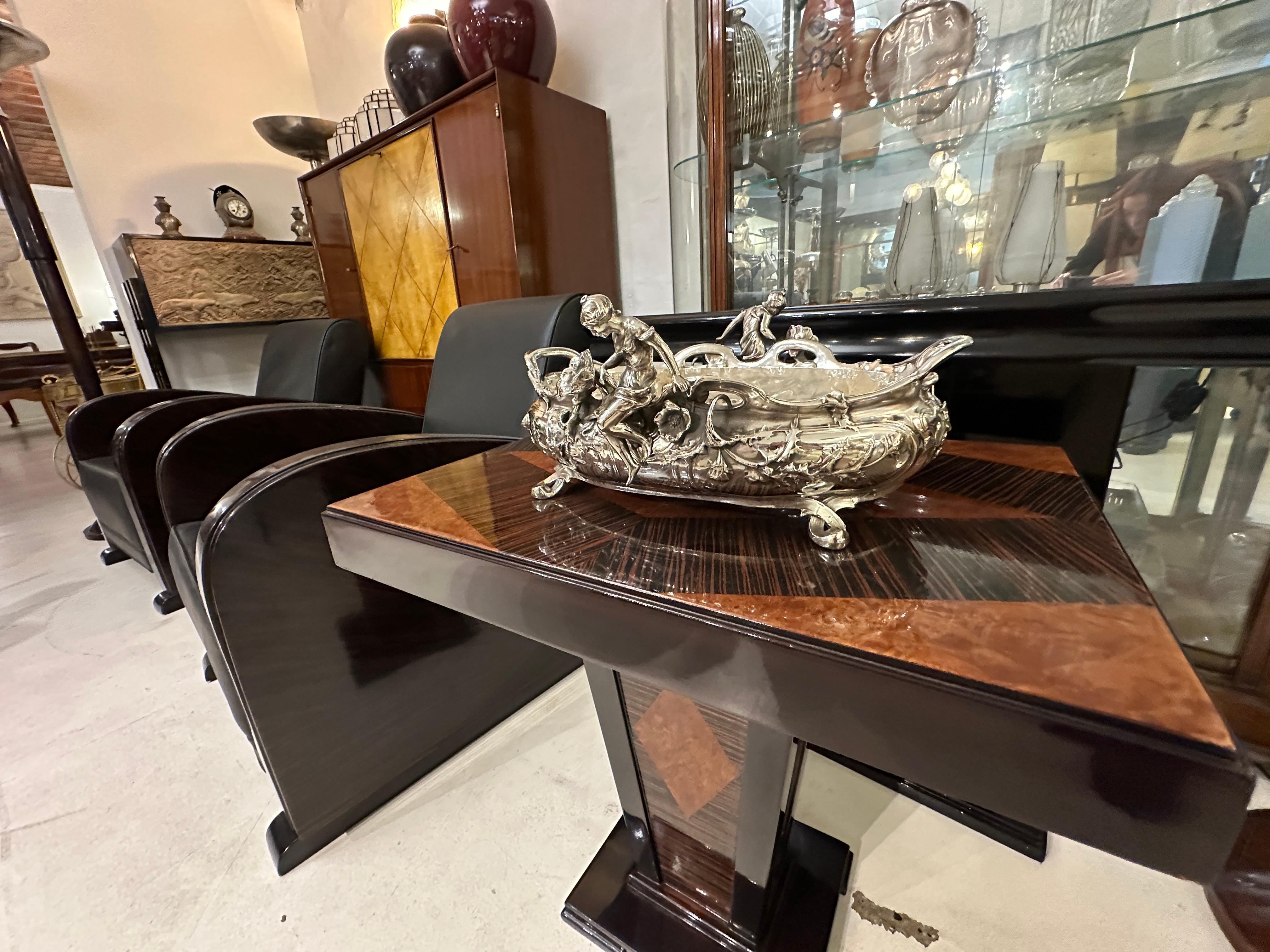 Panneau central : A. Perron, Art nouveau, Jugendstil, Moderismo, Liberty, 1900 en vente 11