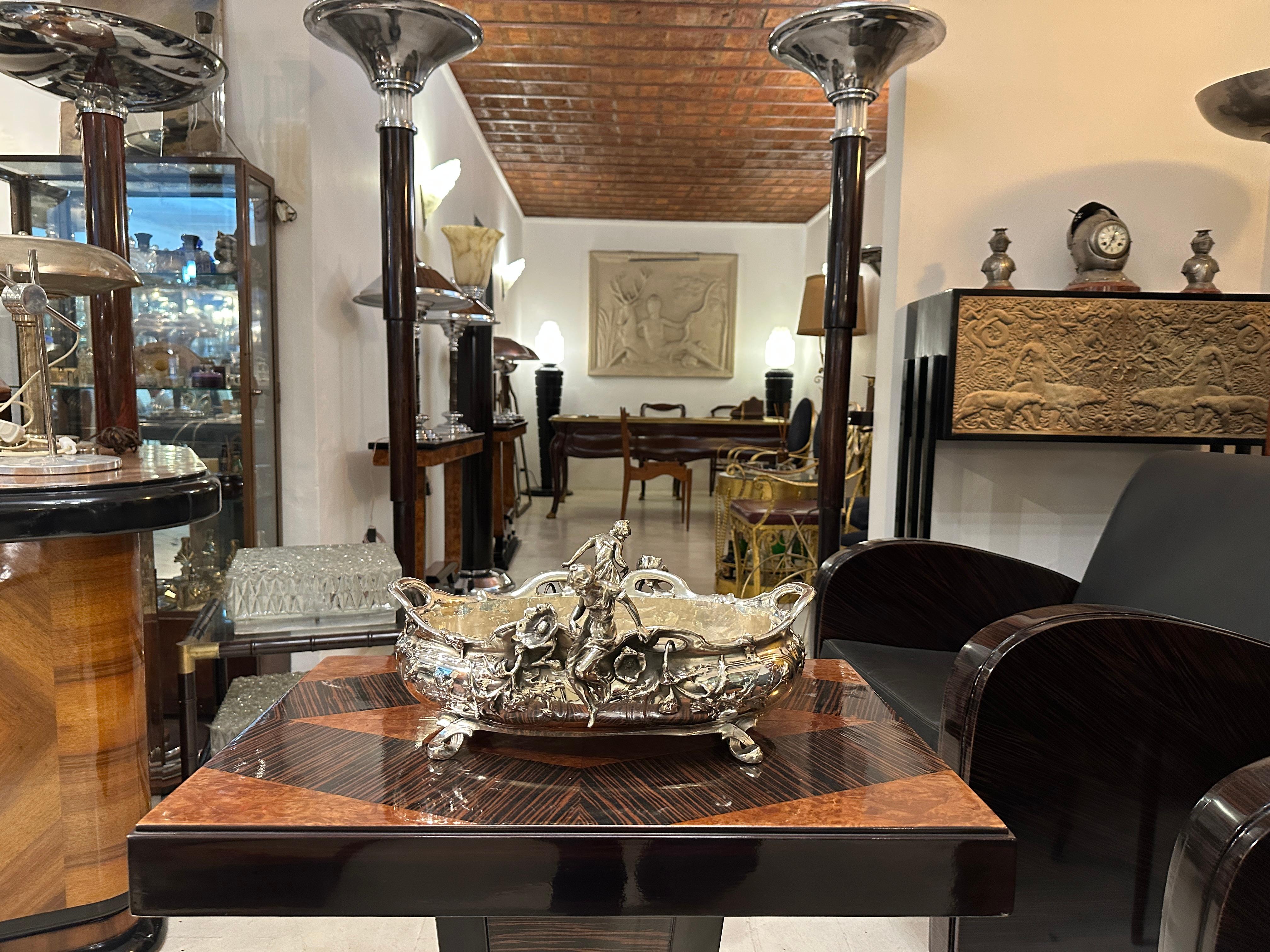 Panneau central : A. Perron, Art nouveau, Jugendstil, Moderismo, Liberty, 1900 en vente 13