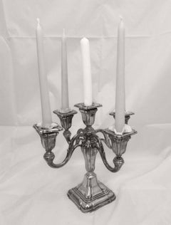 Centrepiece Silver Chandelier Stamped 835 Crescent Crown and HW Maker's Mark