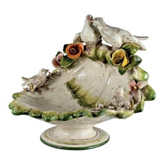Centerpiece with Birds and Flowers by Ceccarelli