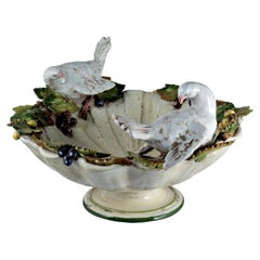 Centerpiece with Doves and Grapes