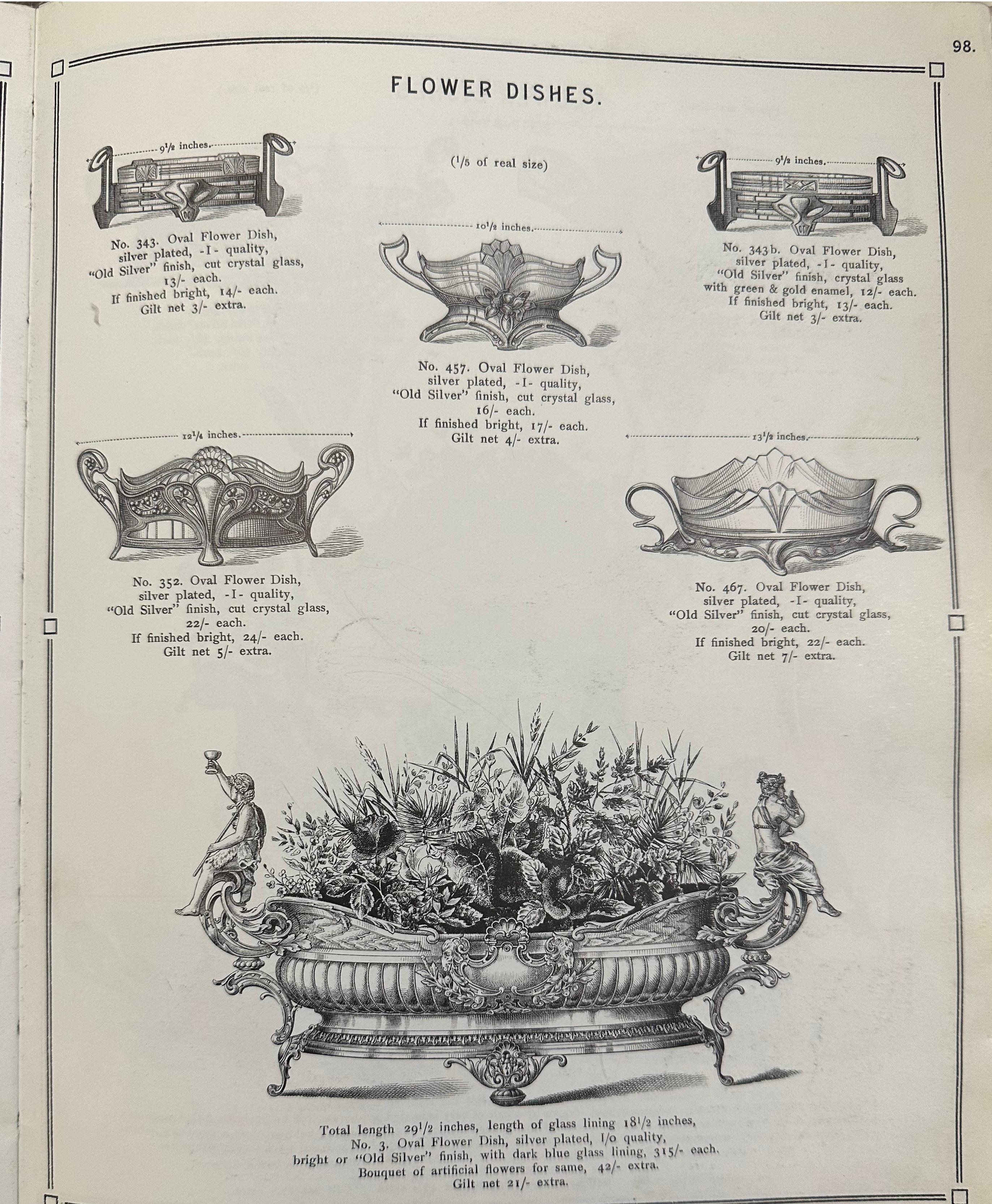 Centre de table WMF, allemand, Jugendstil, Art nouveau, Liberty, 1900, numéroté 457 en vente 13