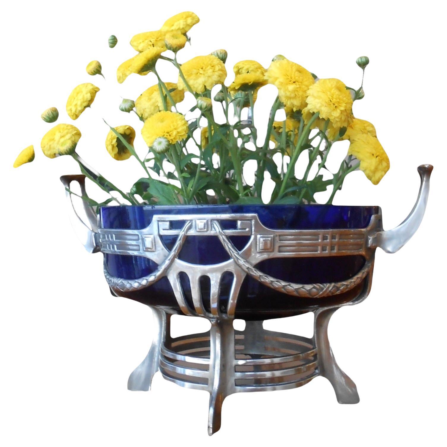 Centrotavola  WMF, tedesco, Jugendstil, Art Nouveau, Liberty, 1905