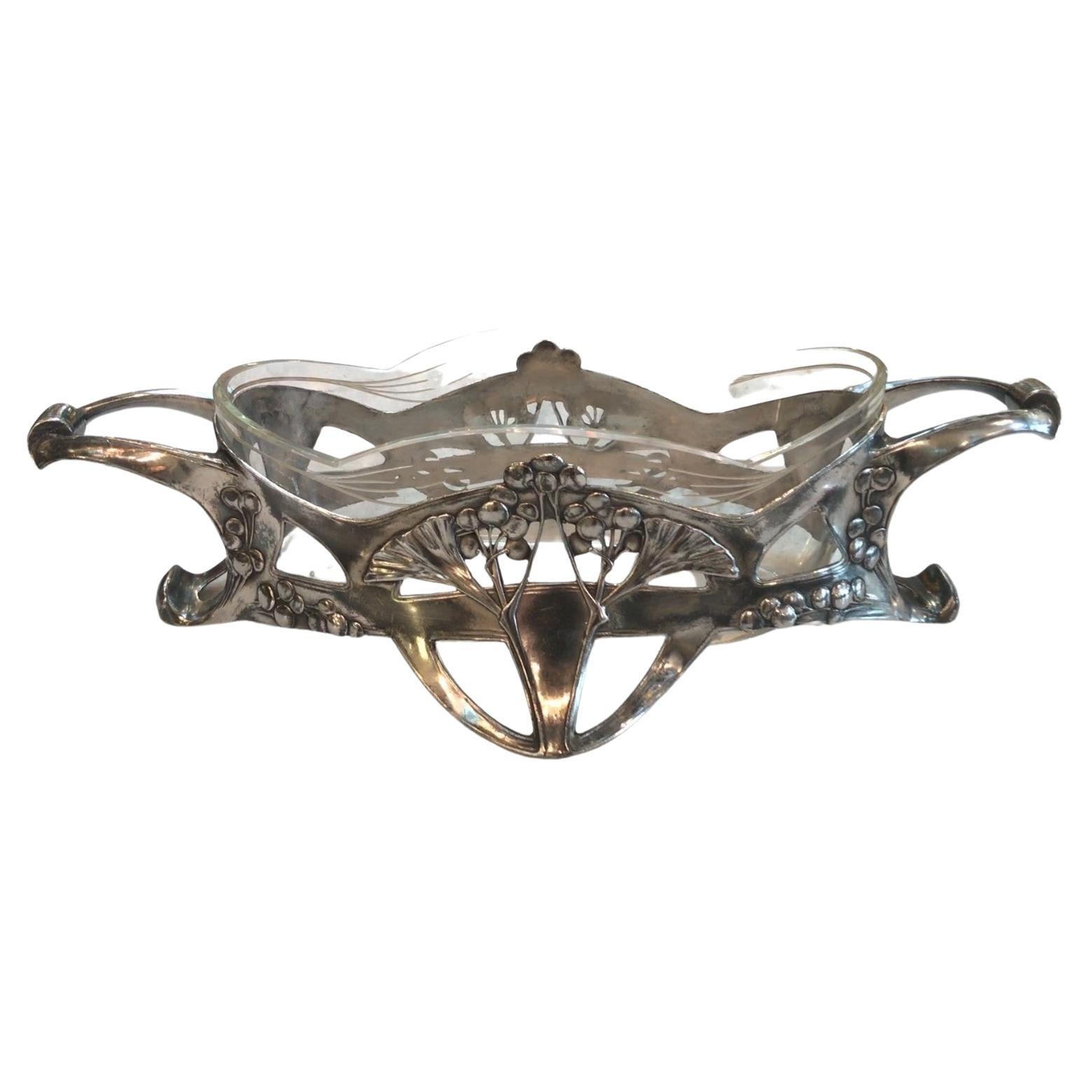 Centerpiece, Art Nouveau, Liberty, German, 1910, WMF For Sale