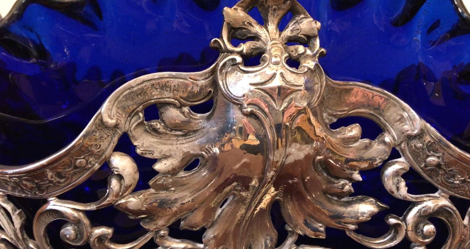 Centrotavola, Tedesco, Jugendstil, Art Nouveau, Liberty, 1900 in vendita 10