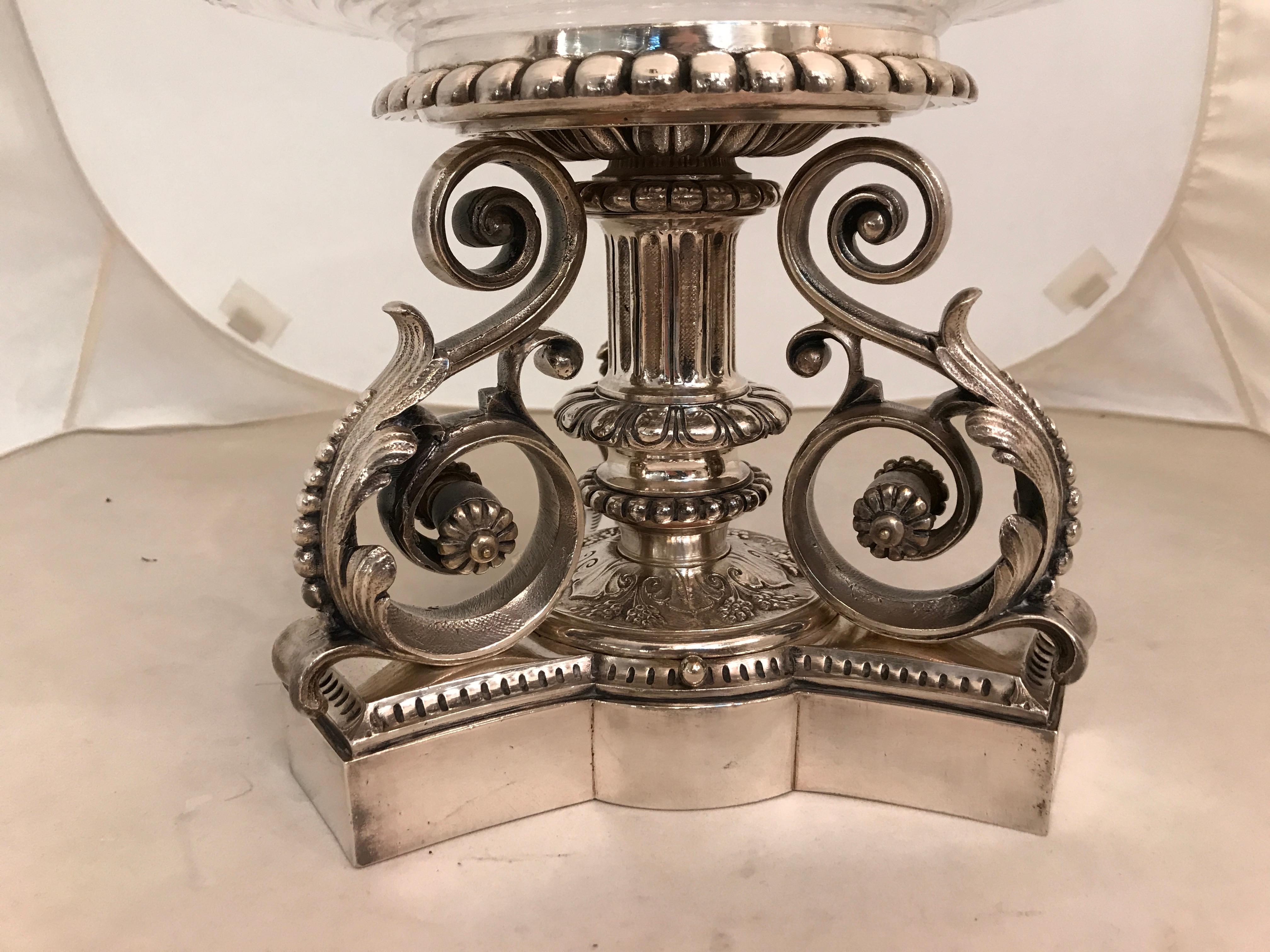 Centerplace

Metal: Silver plated and crystal
We have specialized in the sale of Art Deco and Art Nouveau and Vintage styles since 1982. If you have any questions we are at your disposal.
Pushing the button that reads 'View All From Seller'. And