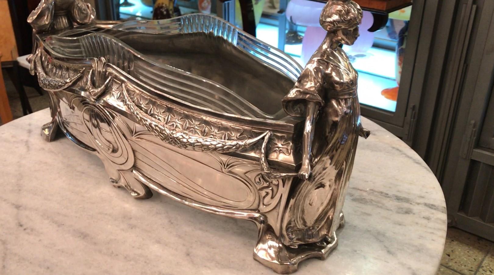 Centrotavola, Jugendstil, Art Nouveau, Liberty, Tedesco, 1900, WMF in vendita 16