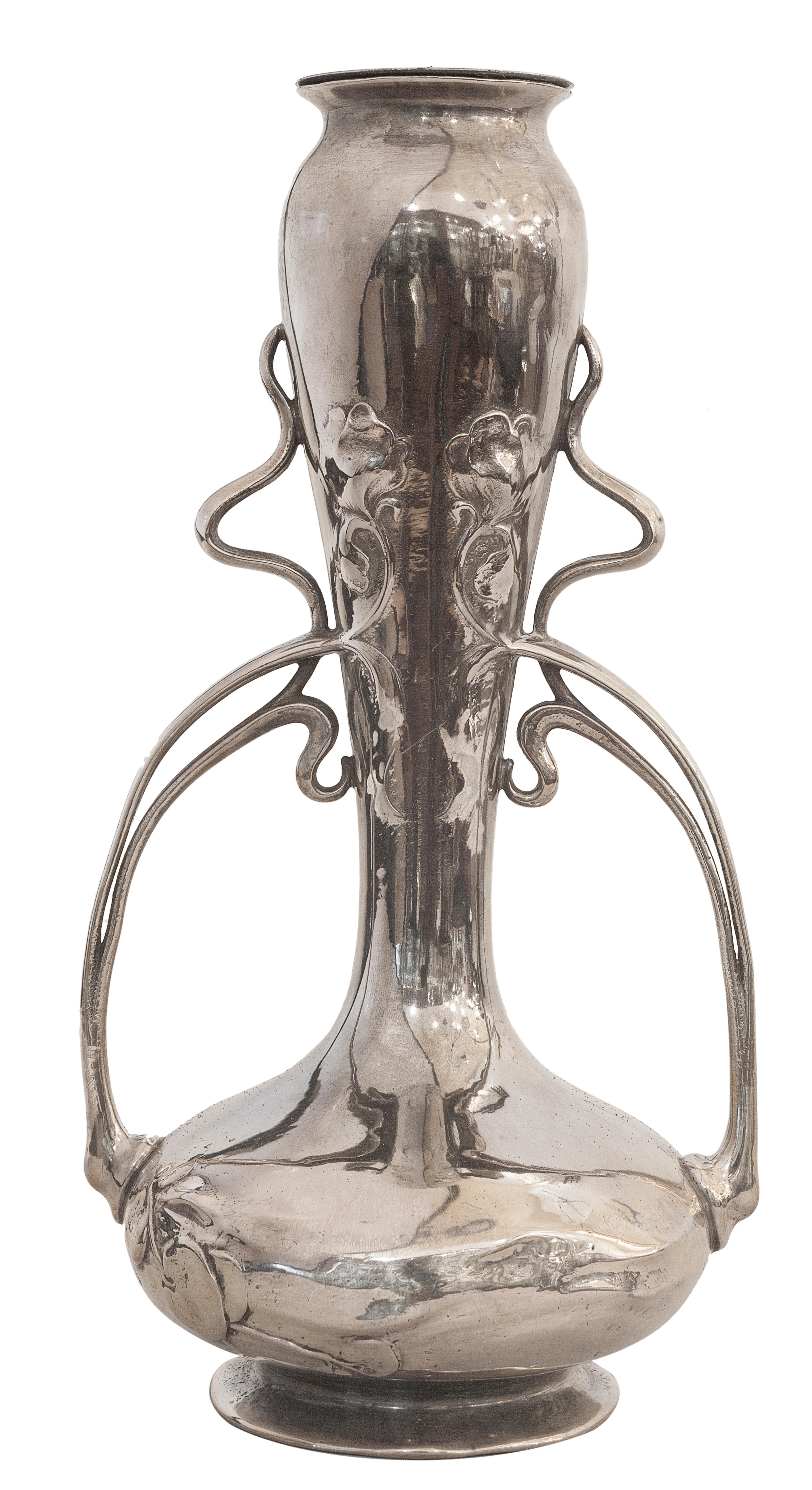 Vases, Jugendstil, Art Nouveau, Liberty, German, 1910, WMF For Sale 6