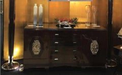 Centerpiece, Sign Gallia, in Silver Plated, Art Nouveau, Liberty, France, 1900