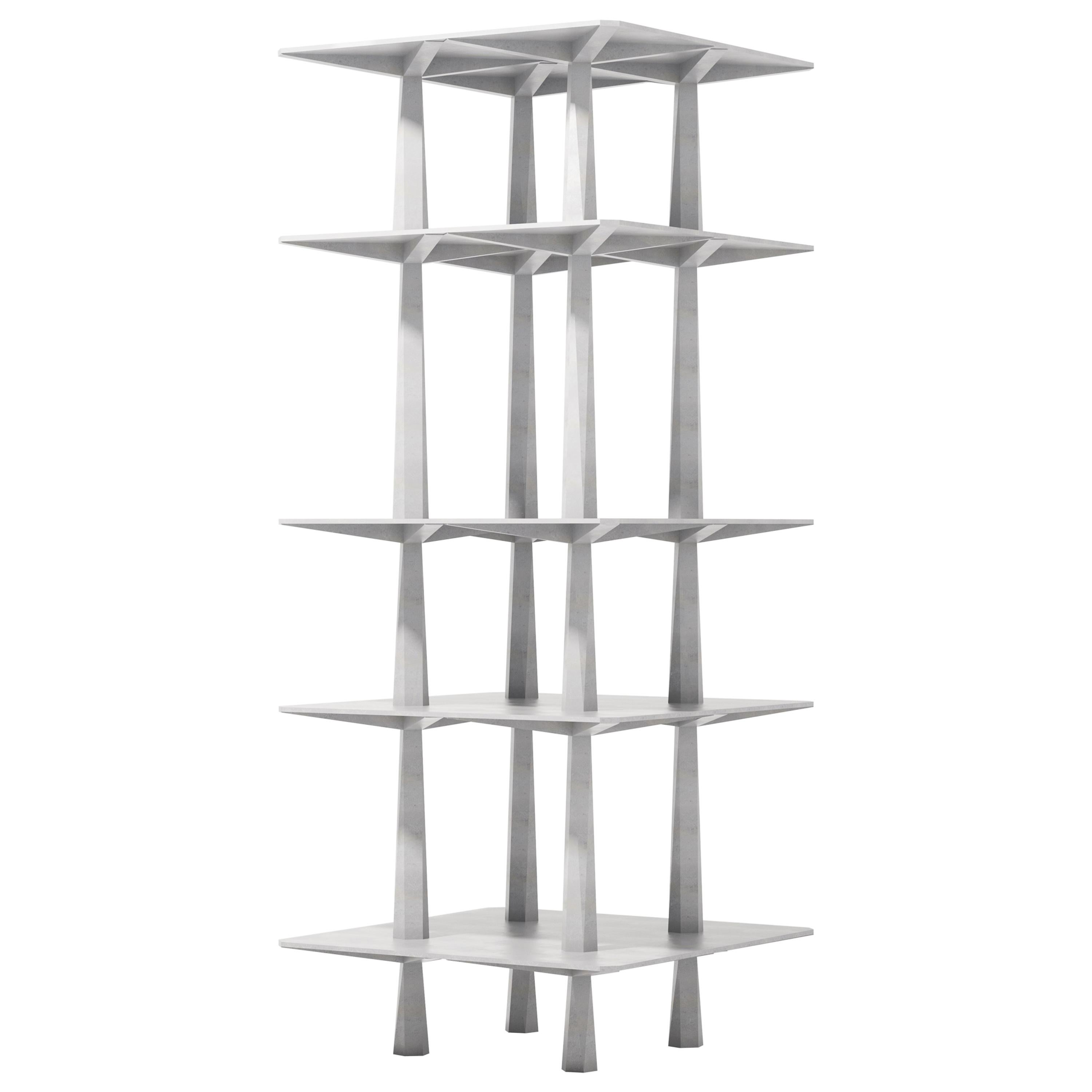 Centina Shelf in Aluminum by Oeuffice For Sale