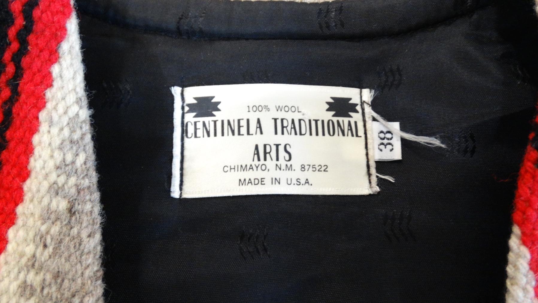 Women's or Men's Centinela Traditional Arts Chimayo Wool Vest