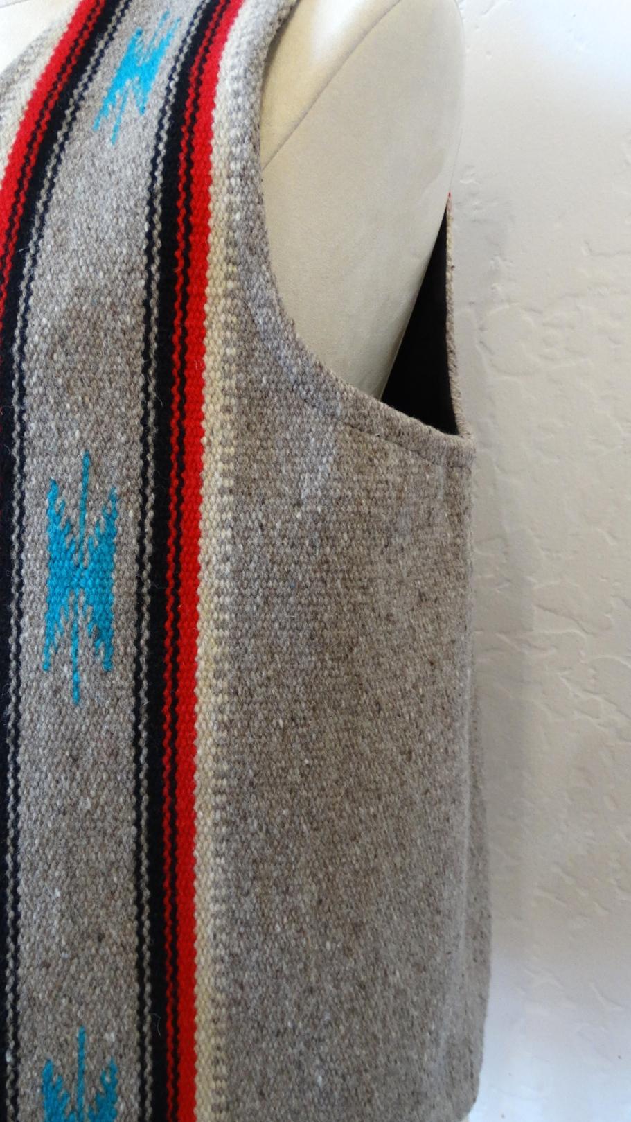 Centinela Traditional Arts Chimayo Wool Vest 1