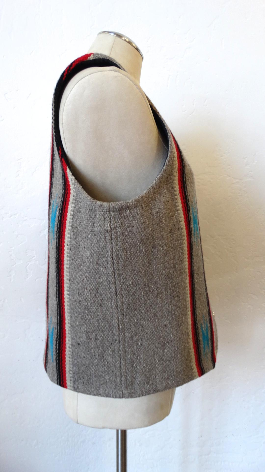 Centinela Traditional Arts Chimayo Wool Vest 3