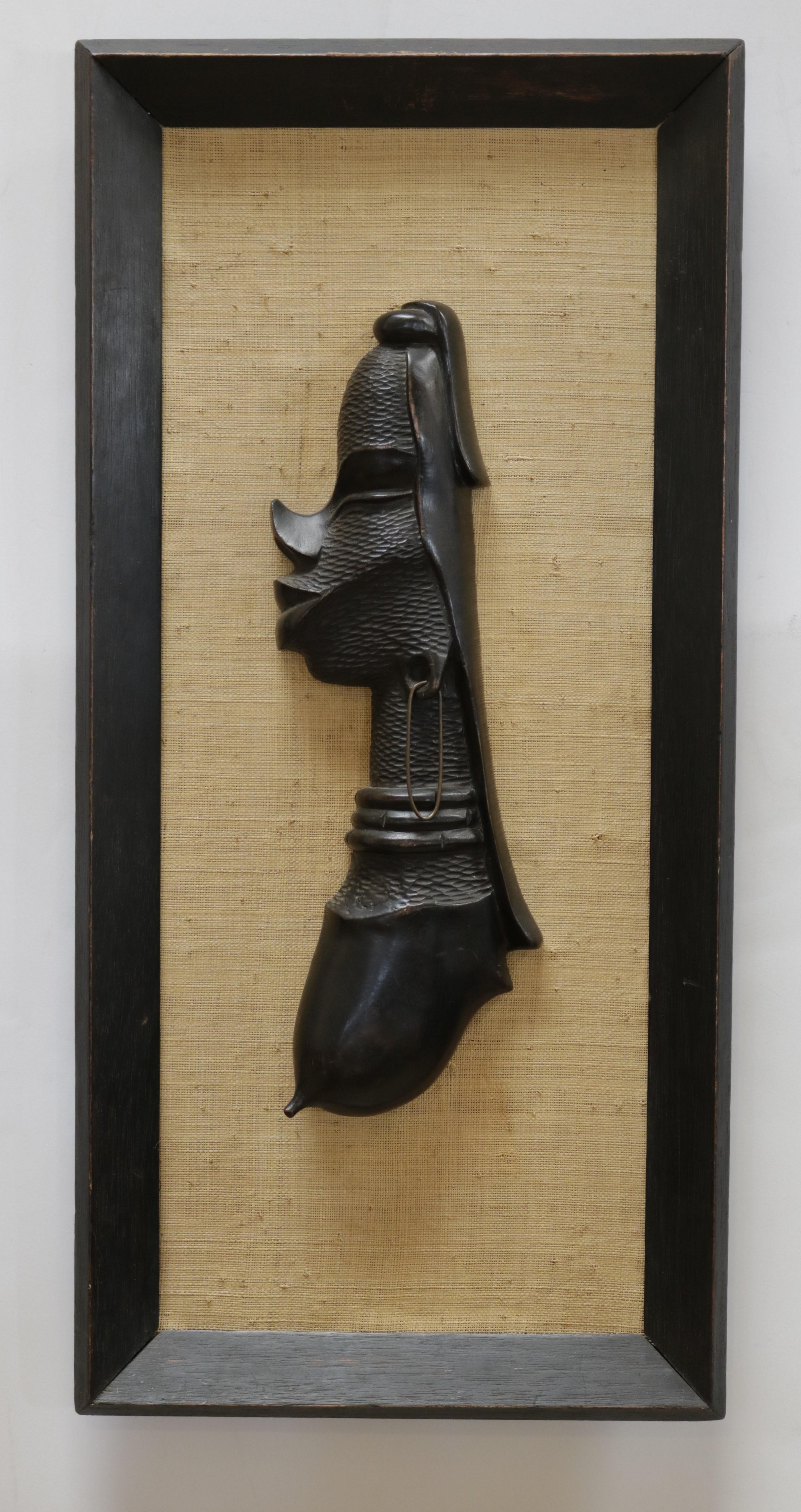 Congolese Central African Bust Wall Sculptures 'Male and Female' For Sale