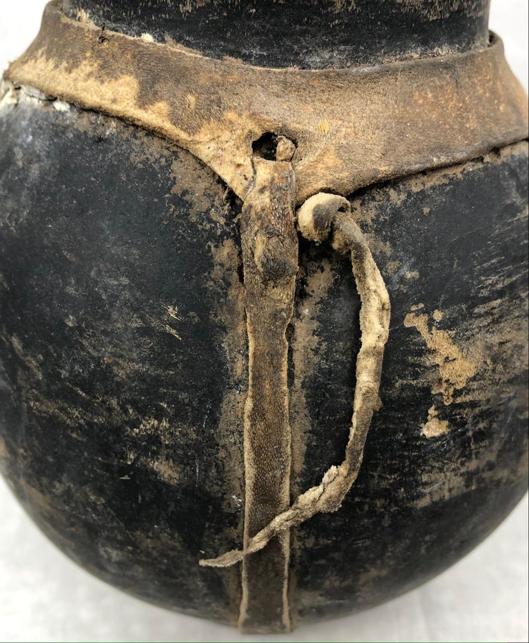 Central African Tribal Pot or Wooden Vase Neutral Brown For Sale at ...