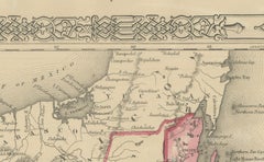 Central America Map – Johnson, Hand-Colored with Insets, c.1864