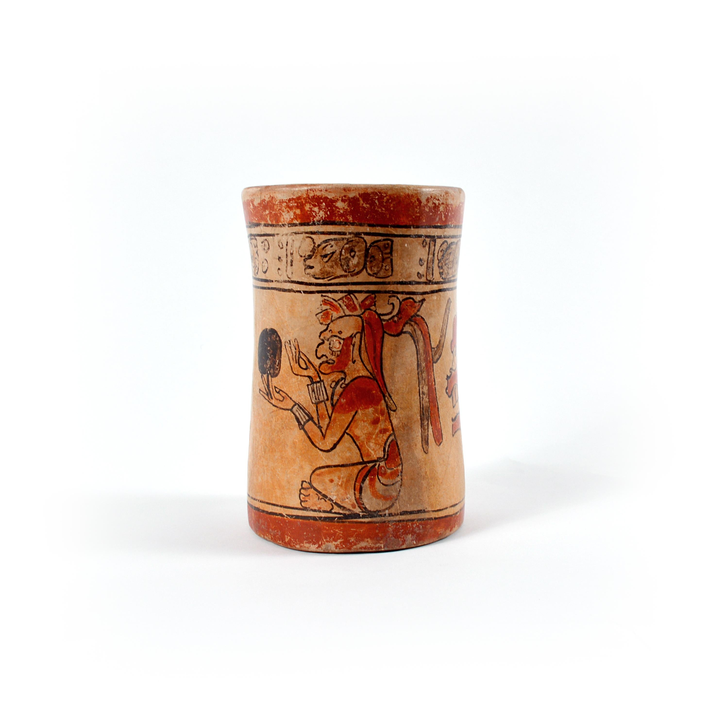 vaso ceremonial maya