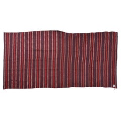 Hand-Woven Vintage Kilim Rug, Wool, Nomadic Design, Afghanistan, 1950s