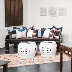 Central Asian Block Print Pillow