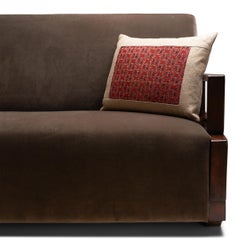 Central Asian Embroidery Throw Pillow