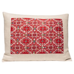 Central Asian Embroidery Throw Pillow