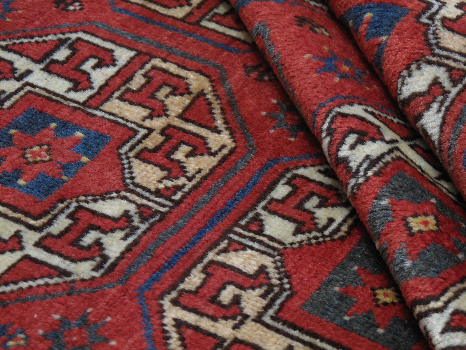 Central Asian Rug with Animal 