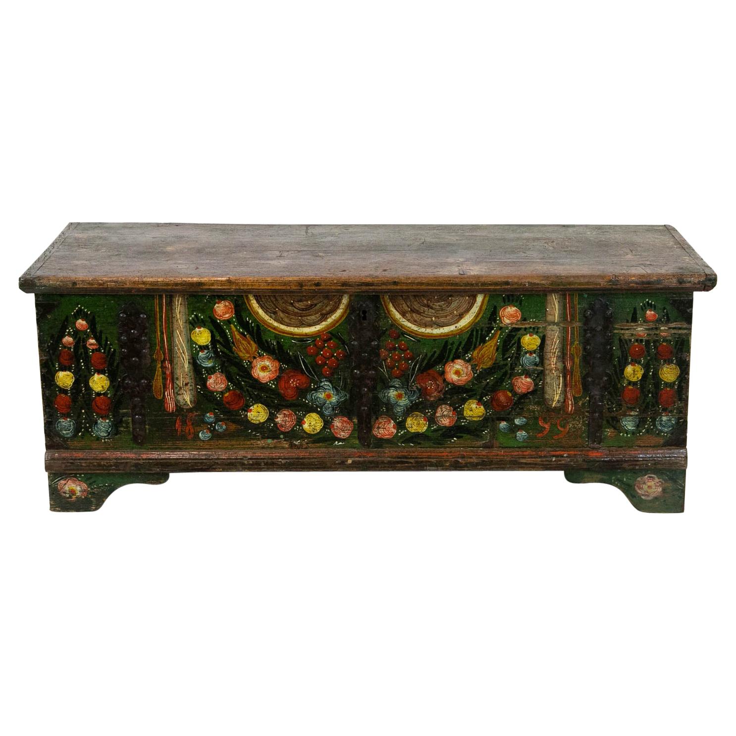 Central European Blanket Chest For Sale