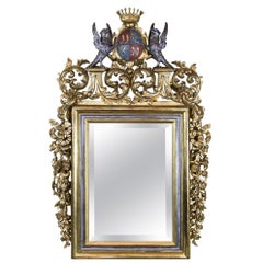 Central European Carved Gilt Mirror