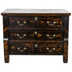 Central European Faux Painted Blanket Chest