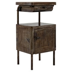 Central European Mid-Century Industrial Side Table